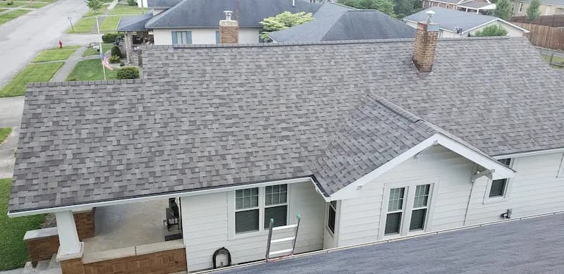 Gerkin Construction roofing job