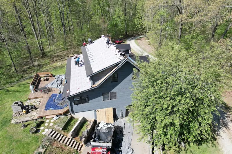 Gerkin Construction Roofing project in Bedford, IN
